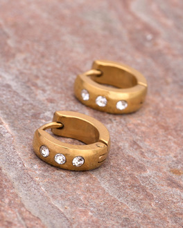 Designer Mens Earrings Salman Saga Hoops For Men From Product Image
